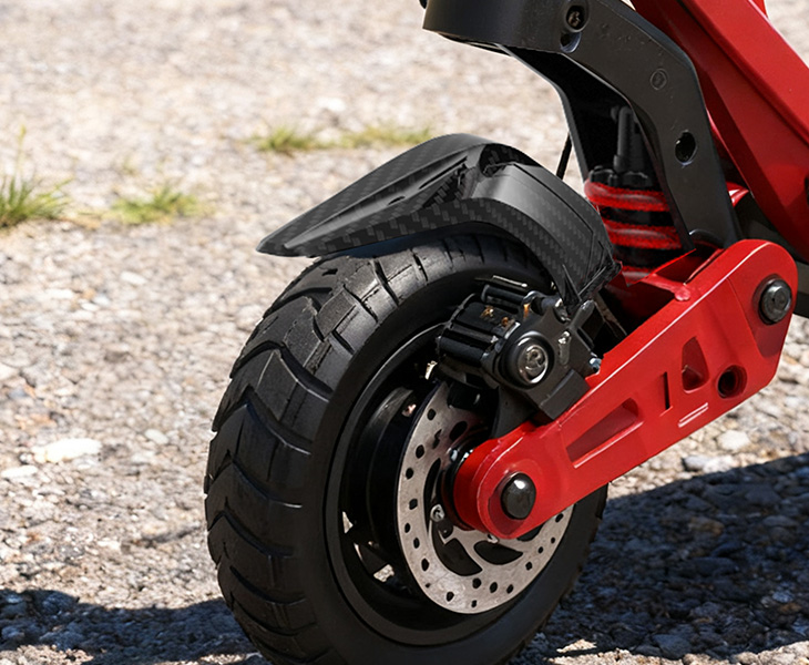 Excellent Shock Absorption, Allowing You to Ride as if on Flat Ground