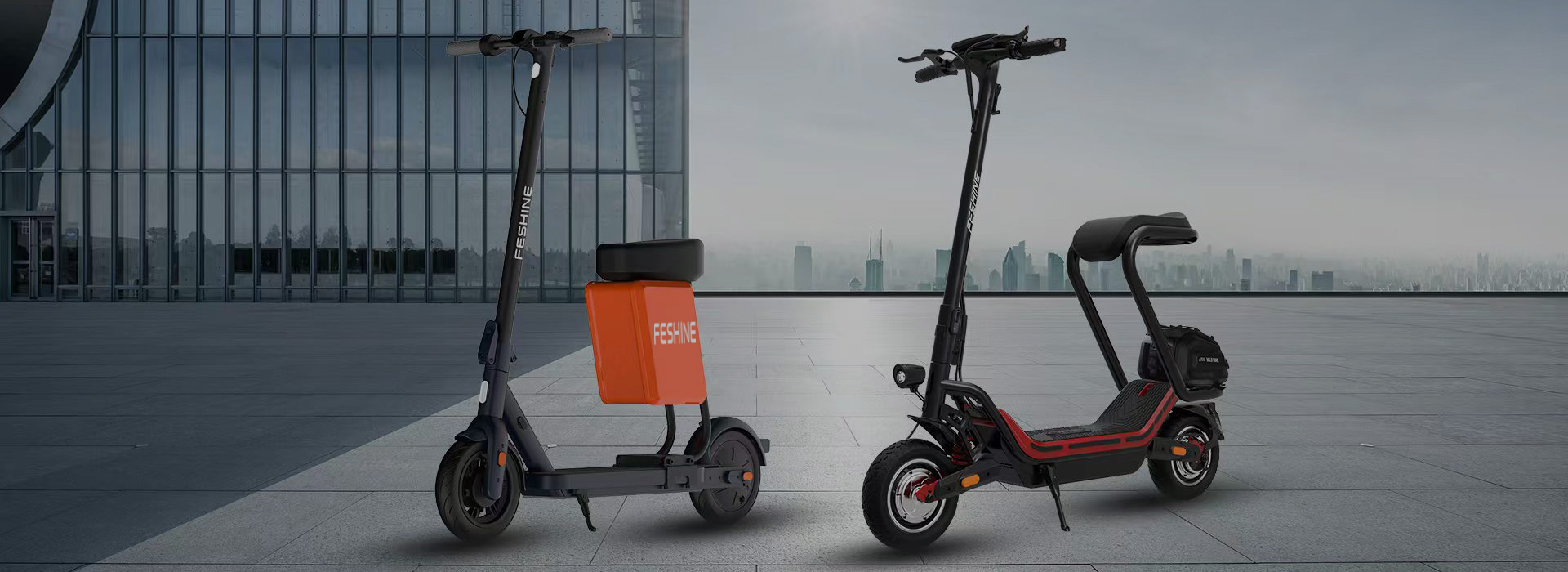Electric Scooter with Seat